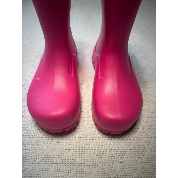 NWOB Birkenstock "Derry" Rain Boots Kids Size 2 in Neon Pink - Picture 2 of 14